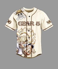 Alternative view of One Piece Gear 5 Baseball Jersey For Fans
