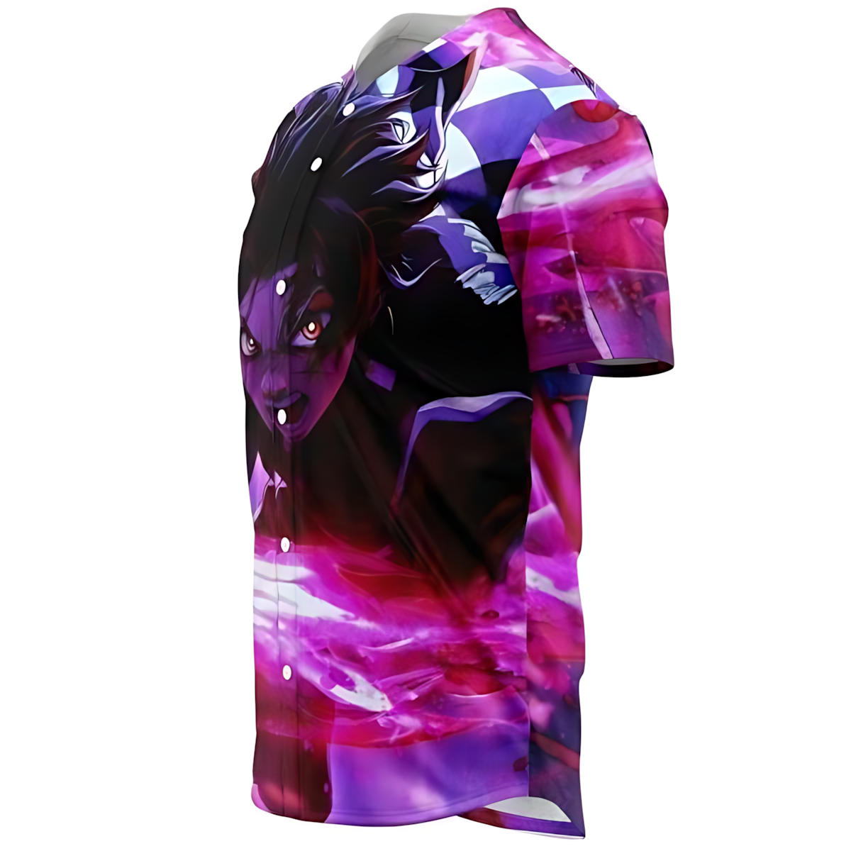 Kamado Tanjirou Baseball Jersey Style No.1 Kimetsu no Yaiba Merch - Image 4