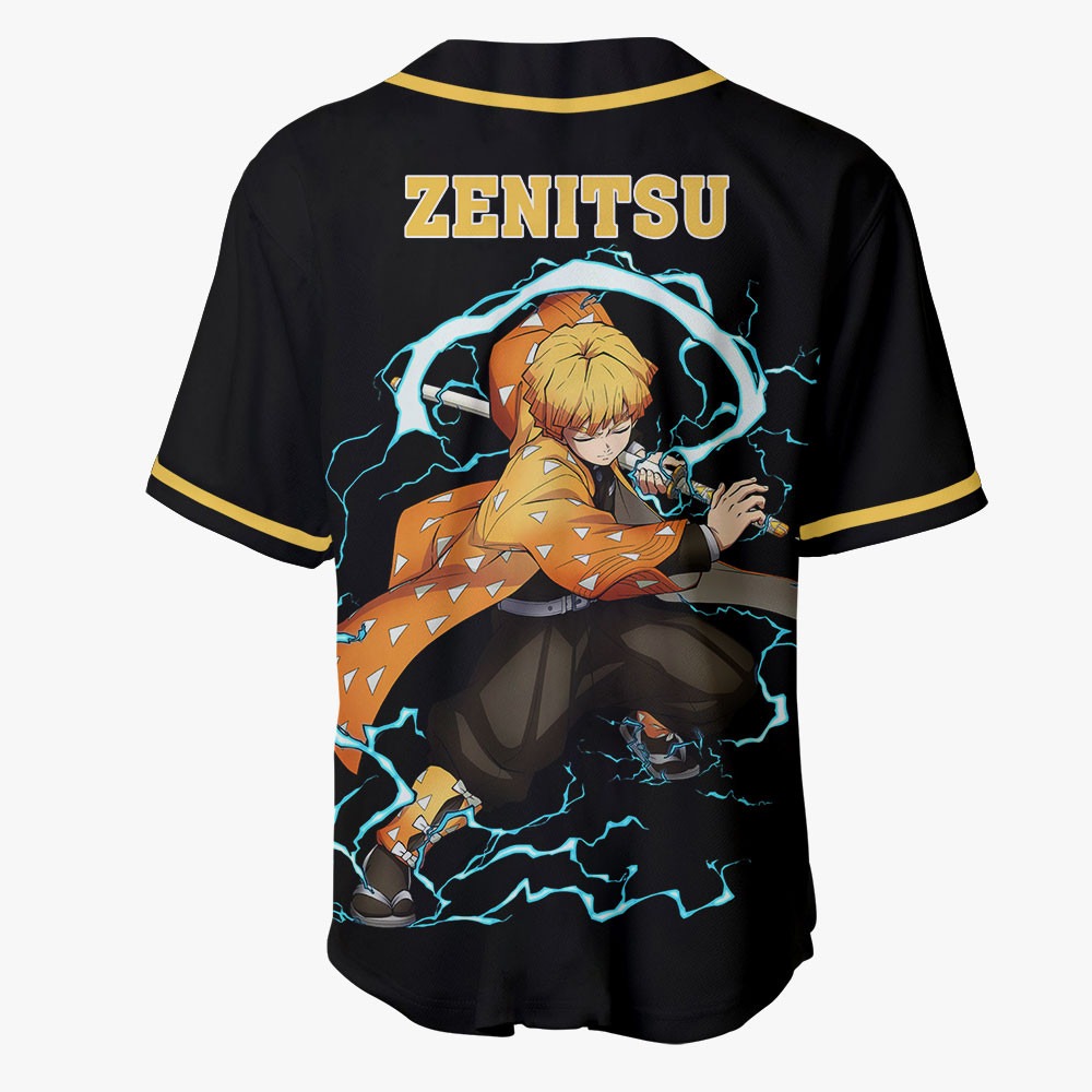 Zenitsu Baseball Jersey, Demon Slayer Jersey - Image 3
