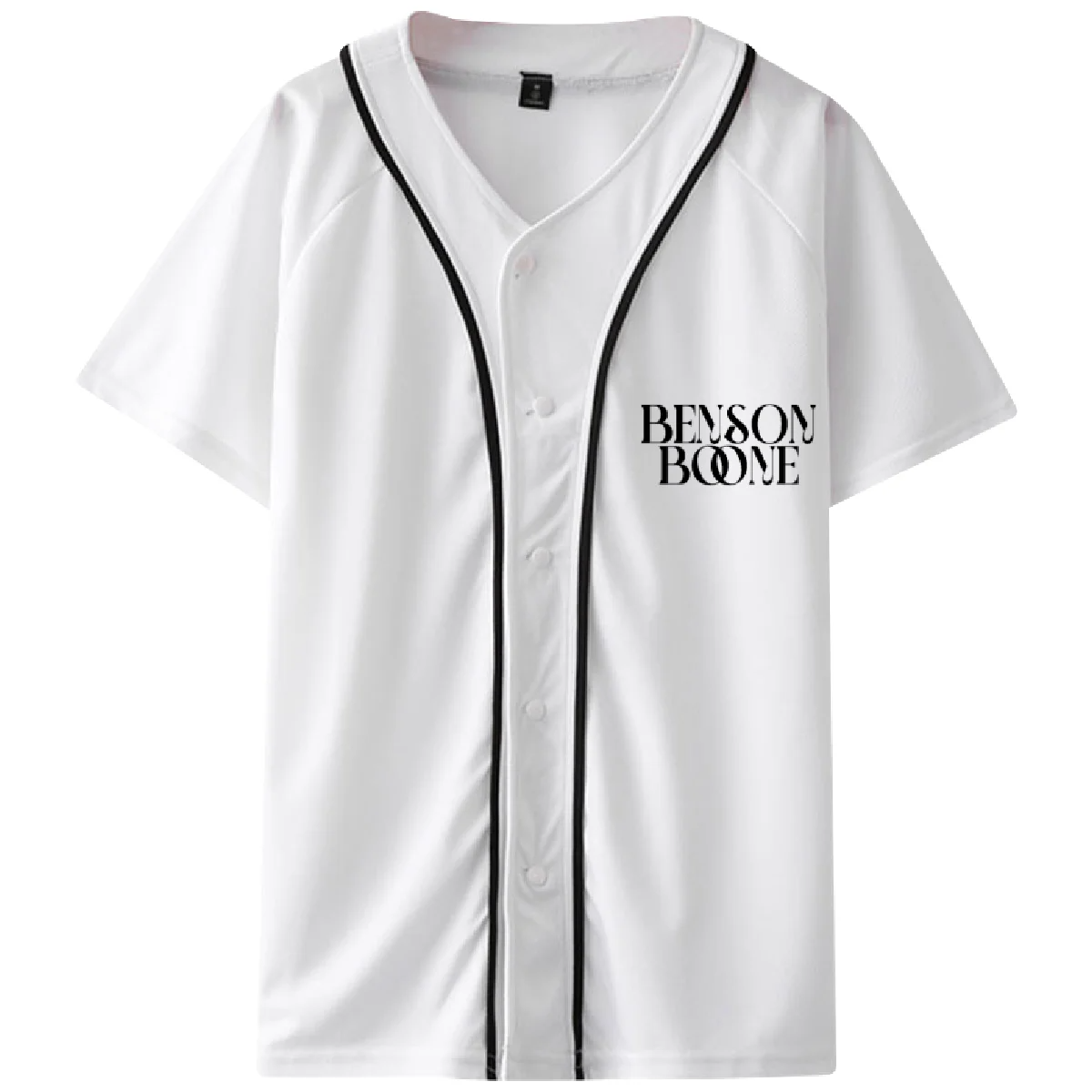 Custom Color Benson Boone Merch Short Baseball Shirts Album Cover Short Sleeve Kpop Fashion Shirt For Fan Men Women - Image 3