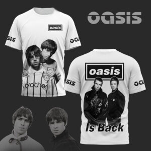 Custom Color Oasis Is Back To 2024 With The Great Performance 3D T-Shirt