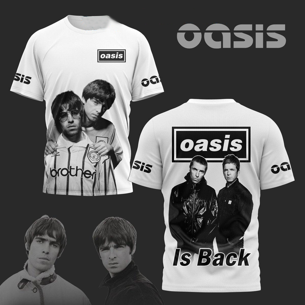 Custom Color Oasis Is Back To 2024 With The Great Performance 3D T-Shirt