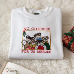 Embroidered No Cheeses For Us Meeces Christmas Disney Sweatshirt, The Muppets Christmas Embroidered Sweatshirt