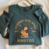 Embroidered Winnie the Pooh Sweatshirt, Winnie Pooh Sweater, Pooh Bear Sweatshirt