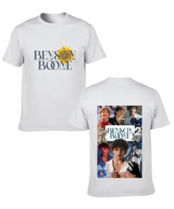 Alternative view of Custom Color Tribute to Benson Boone Merch Music Concert Shirt with Photo Collage for Fans