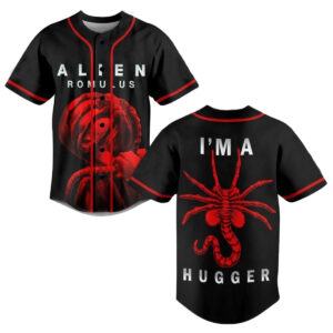 Alien Romulus I’m A Hugger Baseball Jersey, Movie Jersey