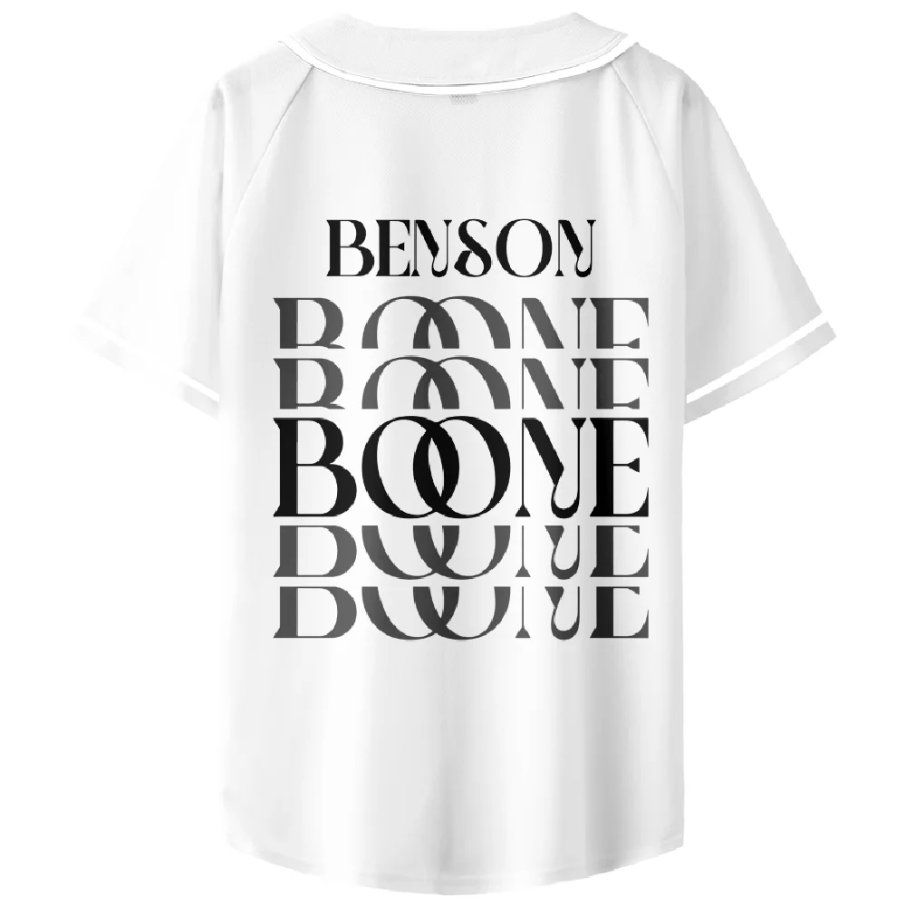 Custom Color Benson boone Merch Classic Baseball Tee Suit Unisex Fashion Summer T-Shirt Short Sleeve Shirts Fan Merch - Image 6