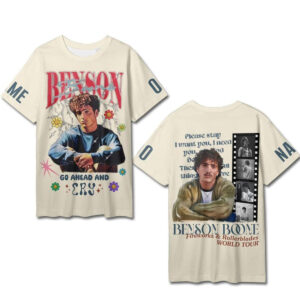 Benson Boone The Beautiful Things Personalized 3D T Shirt