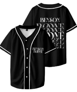 Alternative view of Custom Color Benson boone Merch Classic Baseball Tee Suit Unisex Fashion Summer T-Shirt Short Sleeve Shirts Fan Merch
