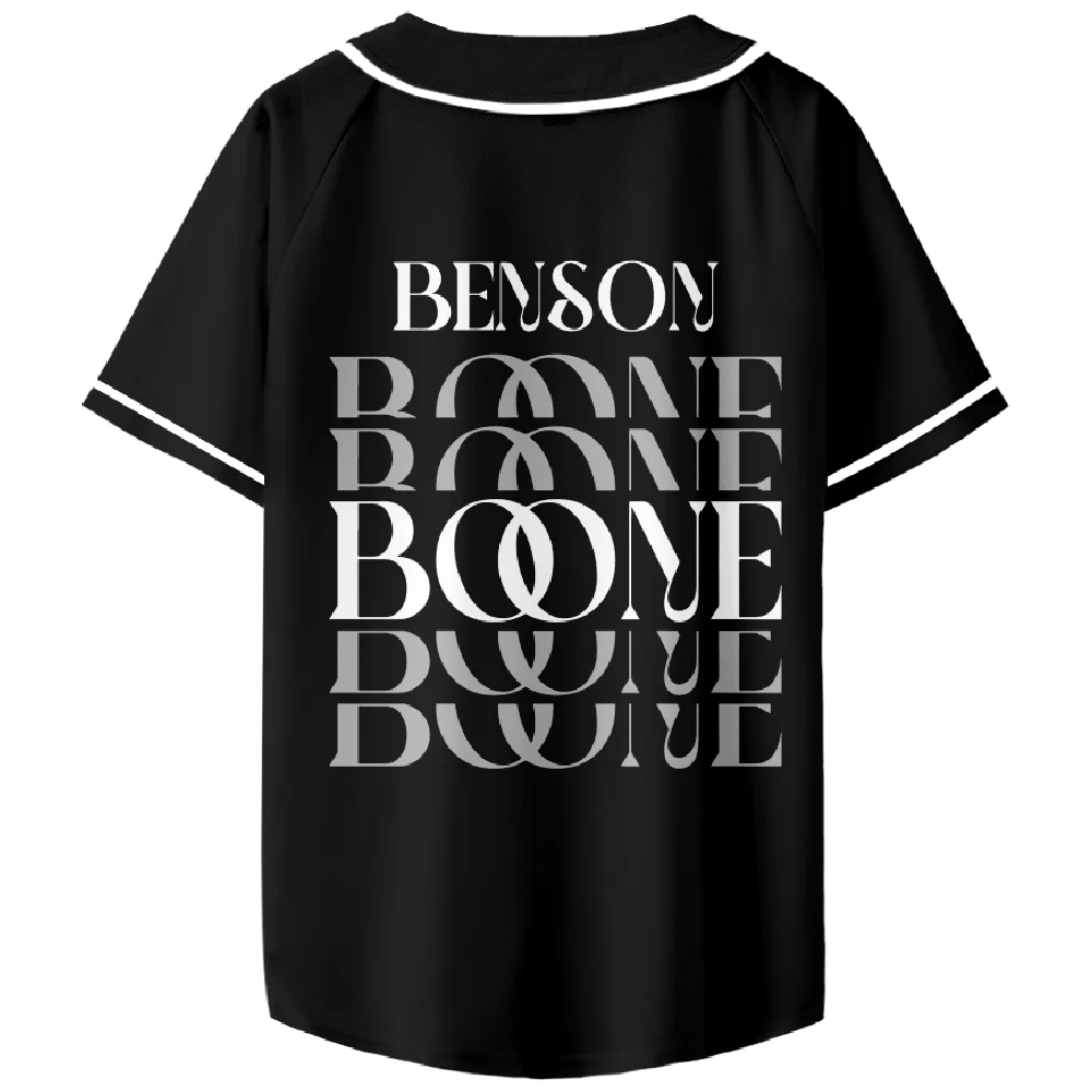 Custom Color Benson boone Merch Classic Baseball Tee Suit Unisex Fashion Summer T-Shirt Short Sleeve Shirts Fan Merch - Image 4