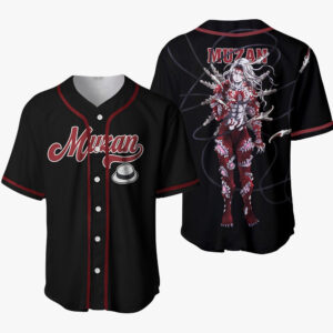 Muzan Baseball Jersey, Demon Slayer Jersey