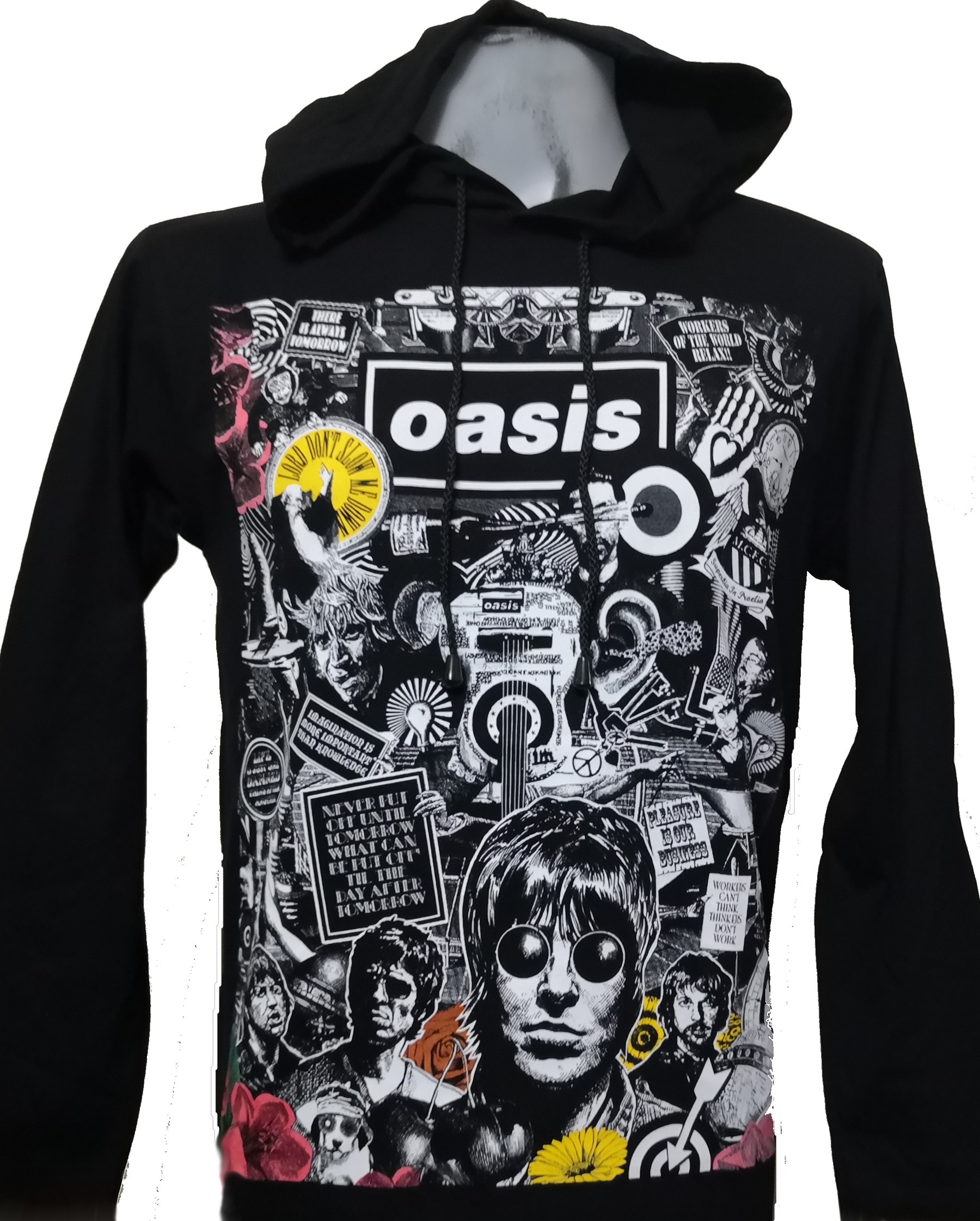Oasis long-sleeved 3D hoodie All Size - Image 2