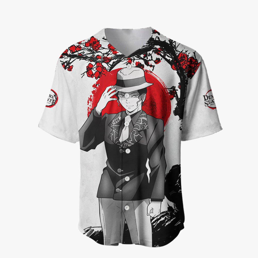 Muzan Kibutsuji Baseball Jersey - Japan Style - Image 2