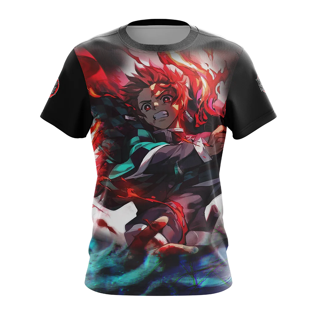 Demon Slayer Kamado Tanjiro Unisex 3D T-shirt - Image 2