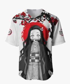 Alternative view of Nezuko Baseball Jersey - Japan Style