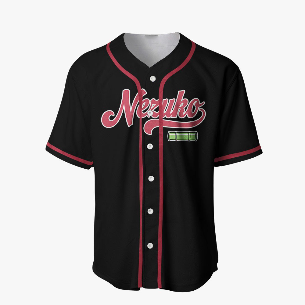 Nezuko Baseball Jersey, Anime Jersey, Demon Slayers Jersey - Image 2
