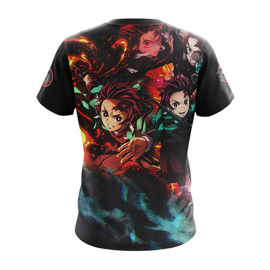 Demon Slayer Kamado Tanjiro Unisex 3D T-shirt - Image 3