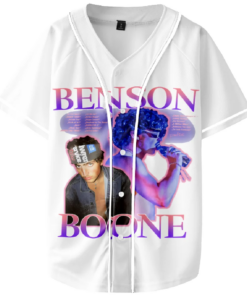 Alternative view of Custom Color Benson boone Merch Baseball Tee Suit Unisex Fashion Summer T-Shirt Short Sleeve Shirts Streetwear For Fan