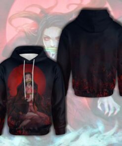 Demon Slayer 3D Hoodie, Neruko 3D Hoodie