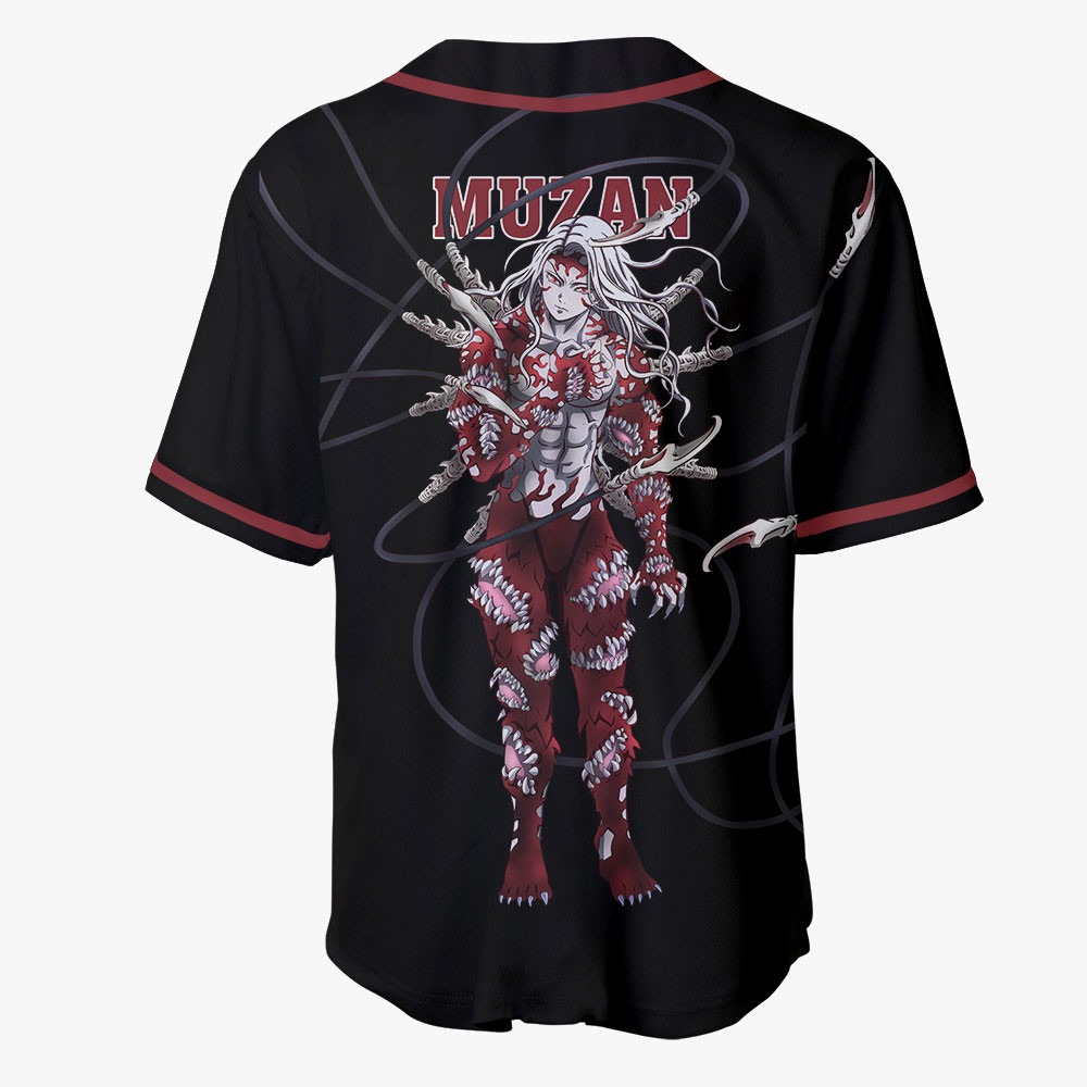 Muzan Baseball Jersey, Demon Slayer Jersey - Image 3