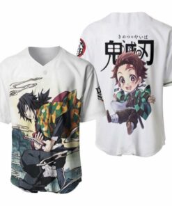 Tomioka Giyu Kimetsu No Yaiba Anime Gift For Lover Baseball Jersey