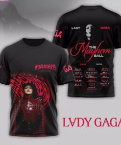 Lady Gaga The Mayhem Ball Tour 2025 3D T-Shirt