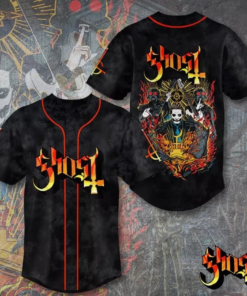 Ghost Band Baseball Jersey - Hot Tour 2025 Merch - Good for Music