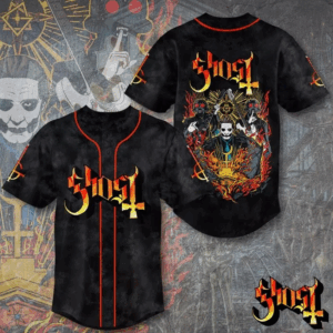 Ghost Band Baseball Jersey - Hot Tour 2025 Merch - Good for Music