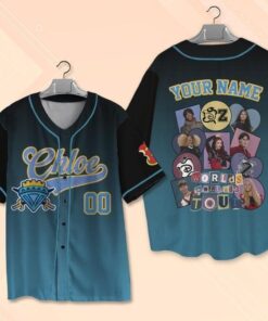 Descendants Zombies Worlds Collide Tour Baseball Jersey, Descendants Red Jersey