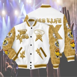Customized Yellow White Chris Brown XX Concert 2025 BaseBall Jacket, Breezy Bowl XX 2025 BaseBall Jacket