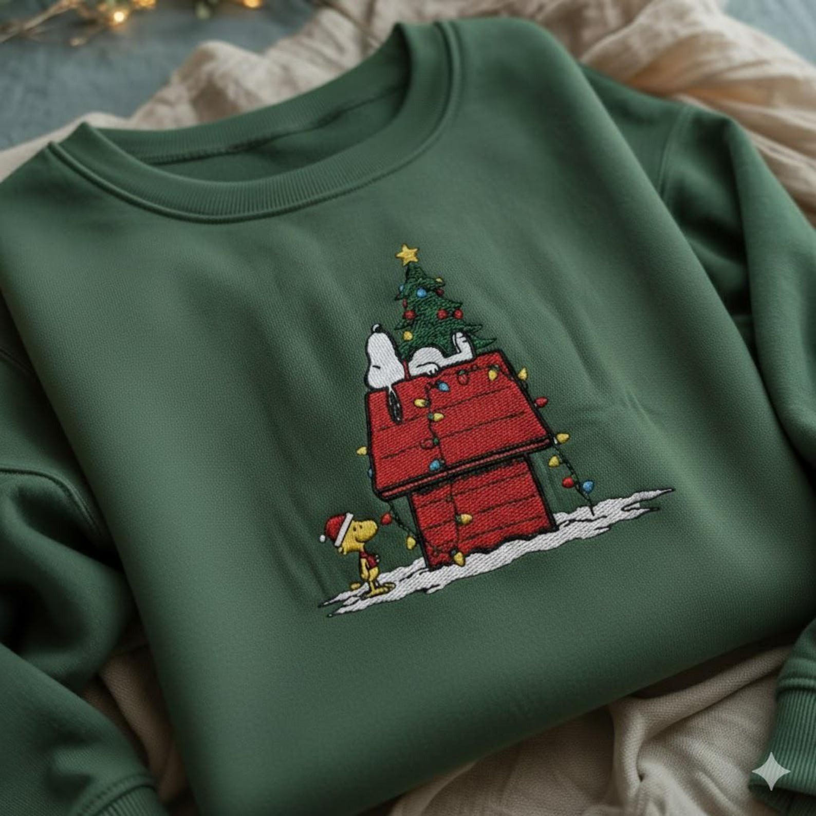 Snoopy Sweatshirt, Snoopy Puffer Jacket Sweatshirt, Snoopy Christmas T-shirt, Family Christmas, Christmas Dog Lover Gift - Image 5