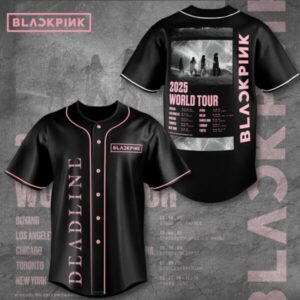 Blackpink Born Pink World Tour 2025 Baseball Jersey, Blackpink Baseball Jersey