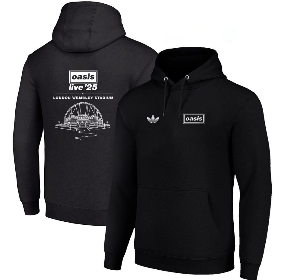 Oasis Live 25 In Wembley Stadium 2025 3D Hoodie