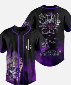 Ghost Band Tour 2025 Baseball Jersey, Skeletour Tour Rock Band Baseball Jersey