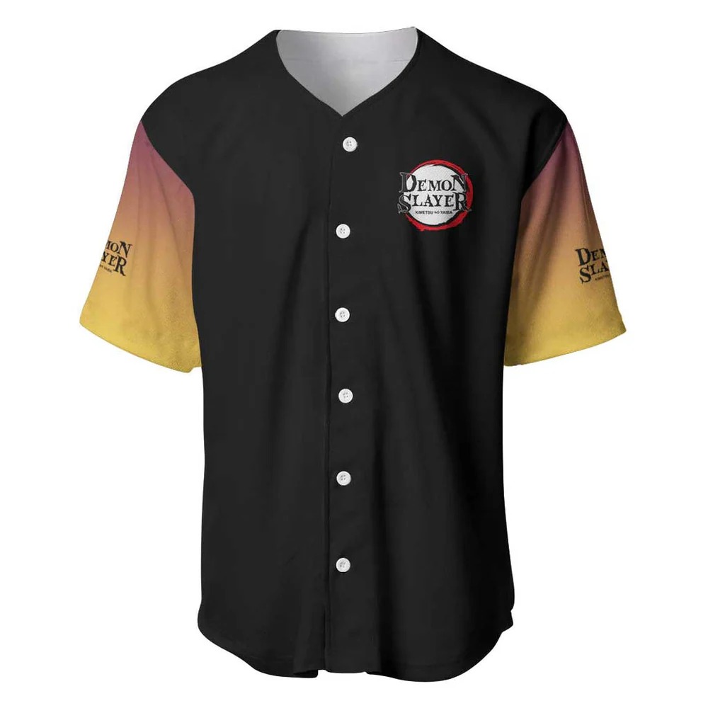 Giyu Tomioka V3 Demon Slayer Baseball Jersey Anime Style - Image 2