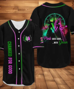 Alternative view of Cute Alien Baseball Jersey, Movie Character Jersey Button Down Shirt, Birthday Gifts for Cartoon Lovers