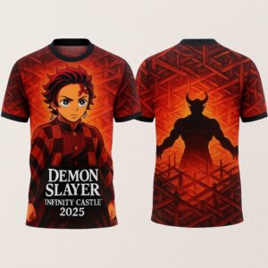Anime Demon Slayer Infinity Castle 2025 3D Shirt