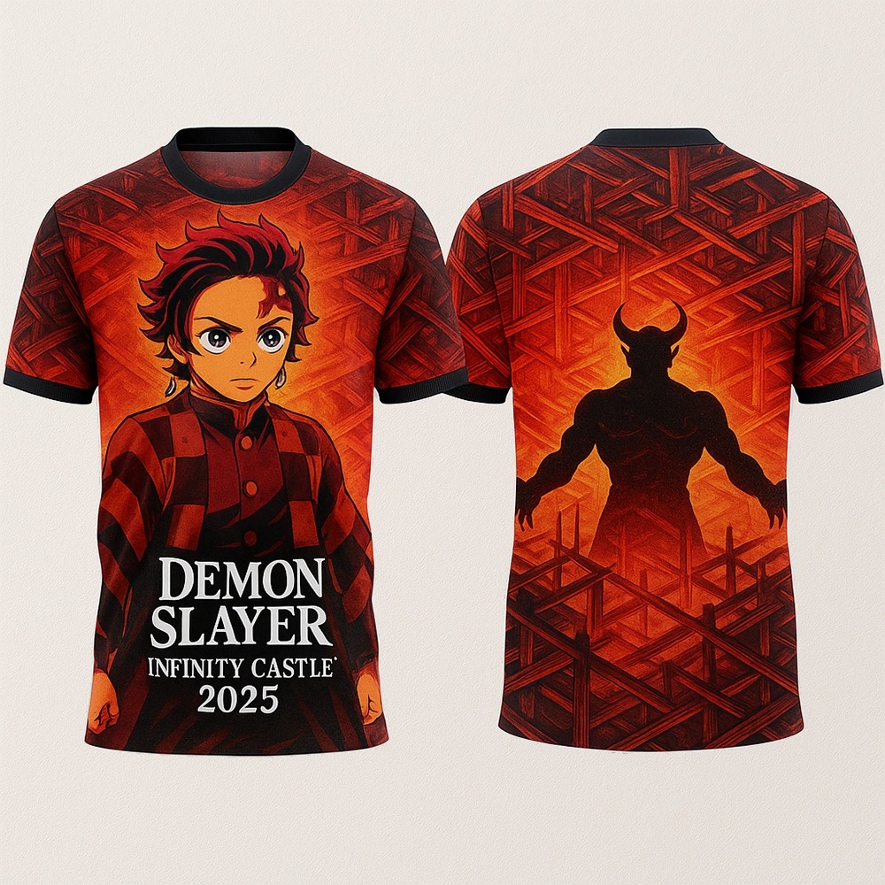 Anime Demon Slayer Infinity Castle 2025 3D Shirt