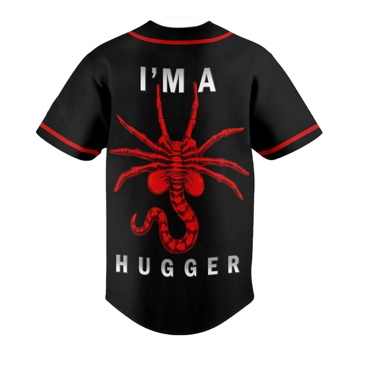 Alien Romulus I’m A Hugger Baseball Jersey, Movie Jersey - Image 3