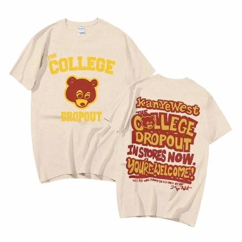 Kanye West College Dropout Inspired Shirt, Multi-Color, Pure Cotton, Short Sleeve, High-Quality Graphic Tee - Image 2