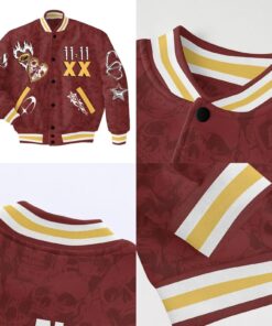 Alternative view of Customized 1111 Chris Brown XX BaseBall Jacket, Breezy Bowl XX 2025 BaseBall Jacket