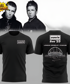 Oasis Live ’25 In Wembley Stadium 3D Shirt