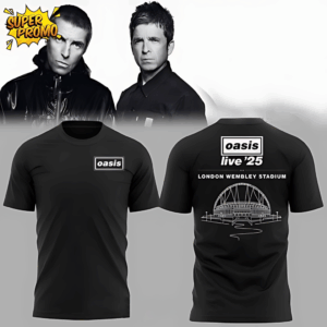 Oasis Live ’25 In Wembley Stadium 3D Shirt