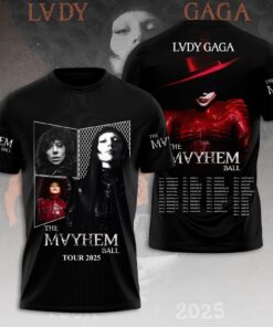 Lady Gaga The Mayhem Ball Tour 2025 3D T-Shirt Limited Edition