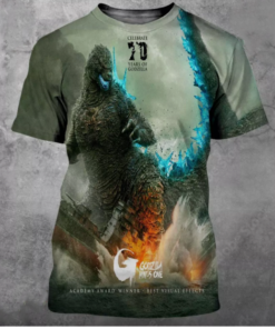 Godzilla Minus One Re-Release 2025 hot shirt 3d