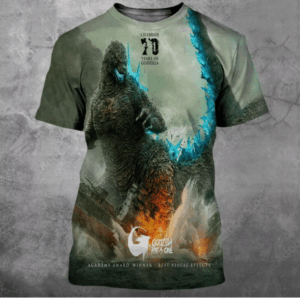 Godzilla Minus One Re-Release 2025 hot shirt 3d