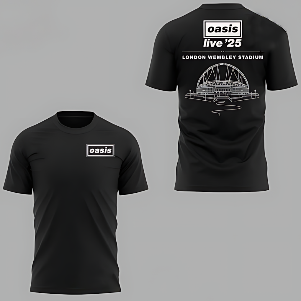 Oasis Live ’25 In Wembley Stadium 3D Shirt - Image 2