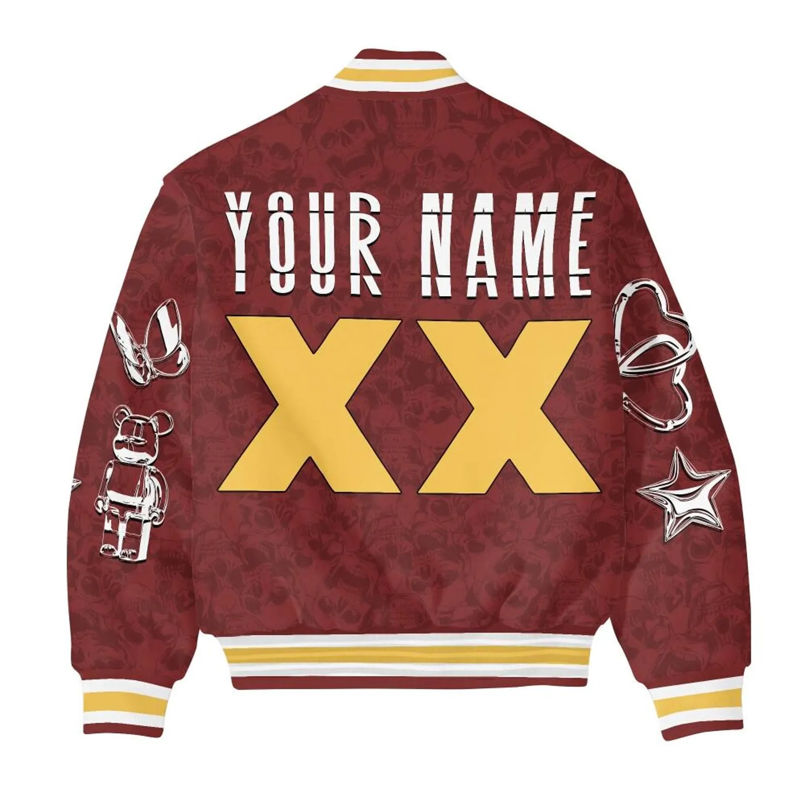 Customized 1111 Chris Brown XX BaseBall Jacket, Breezy Bowl XX 2025 BaseBall Jacket - Image 4