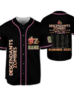 Alternative view of Descendants Zombies Worlds Collide Tour Jersey, Descendants Zombies for Fans