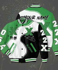 Custom Name 2025 XX Varsity Natural Chris Brown BaseBall Jacket, Breezy Bowl XX 2025 BaseBall Jacket
